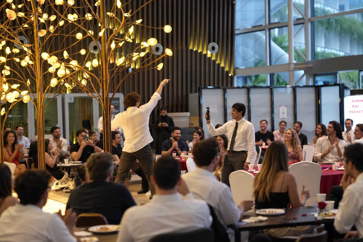 A team coordinating a CRAYS opening in one shared hospitality workspace